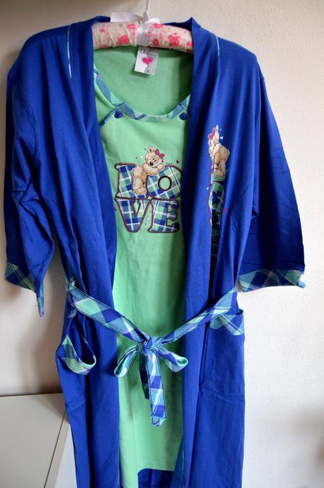 Kojenecká nočná košeľa so županom, vienetta secret,l / m / s / xl / xxl