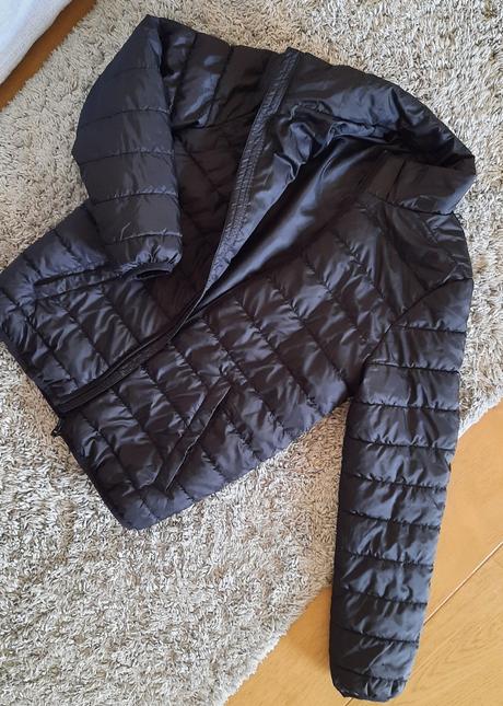 H&m čierna chlapčenská prechodná bunda, v.152, h&m,152