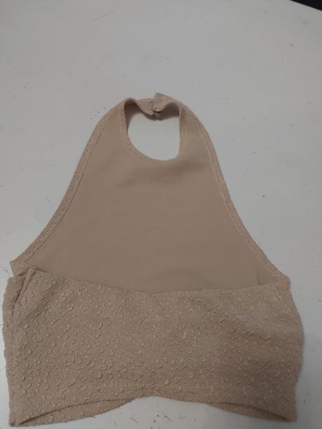 Crop top, holý chrbát, xs