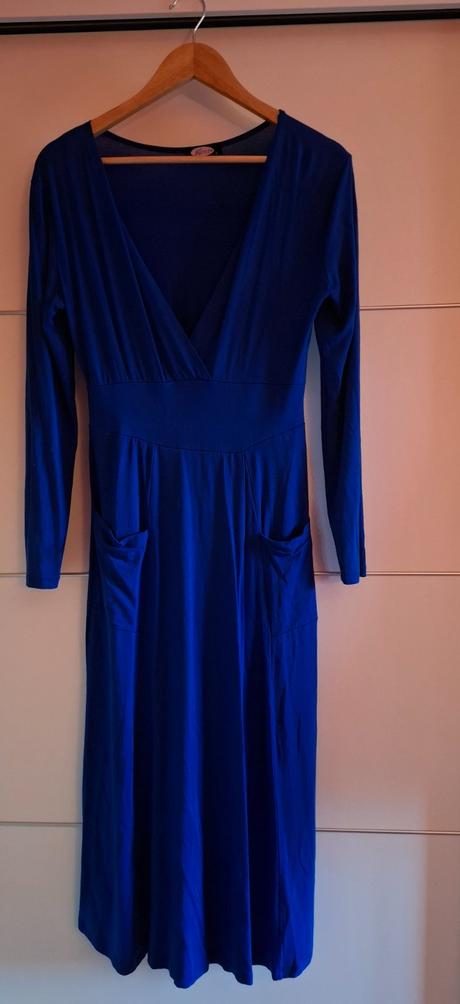 Dámske kráľovsky modré šaty, l