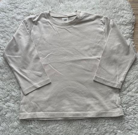 Bavlnene tricka s dlhym rukavom h&m, h&m,86
