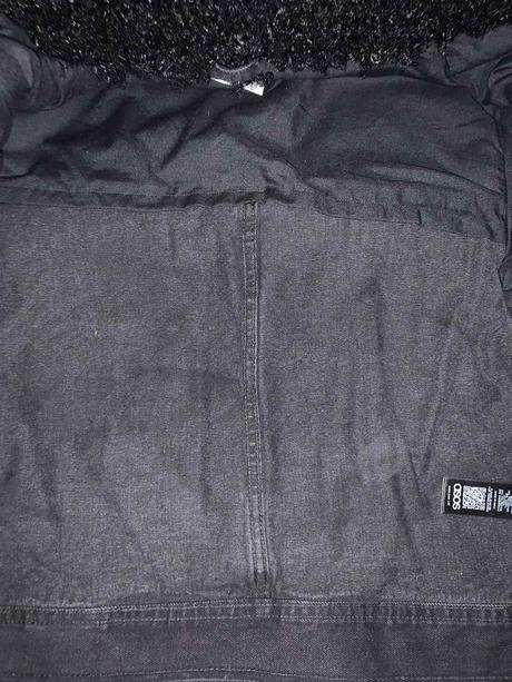 Riflová teddy bunda asos 38, 38 / m