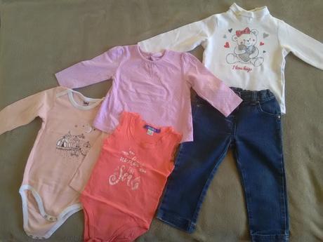 Mix oblečenia dievča, 68–80