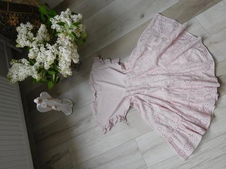 Šatočky bavlnená krajková látka oversize -36,, 