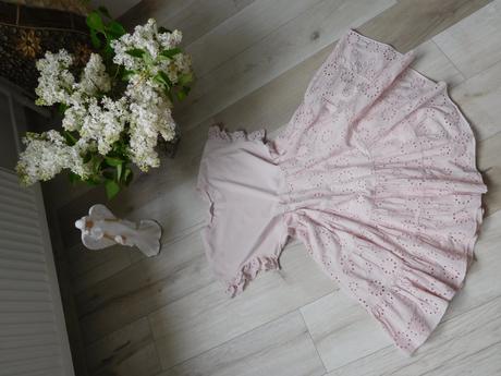 Šatočky bavlnená krajková látka oversize -36,,