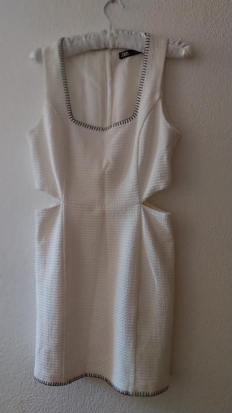 Krásne letné biele šaty zn. zara, zara,s