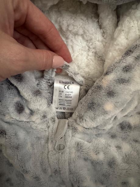 Hebké zvieratkové pyžamo / oversl 8-10rokov, lindex,134