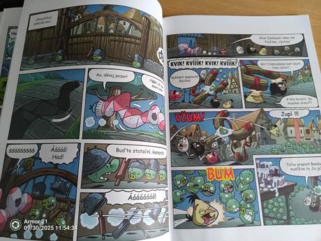 Angry birds bez praku ani ranu komiks, 