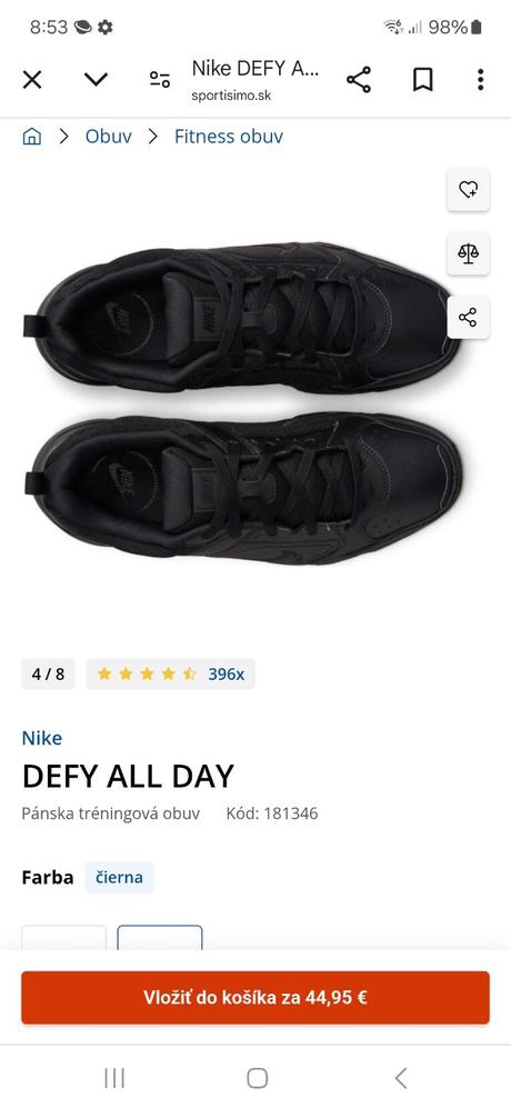 Botasky nike defy all day, nike,42