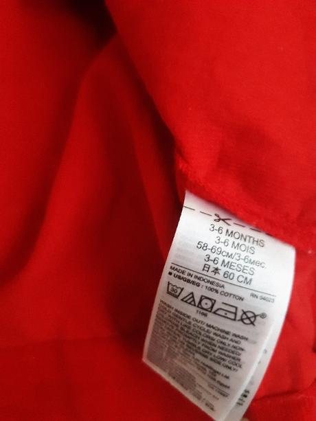 Gap dievčenská menčestrová tunika/šaty, gap,62