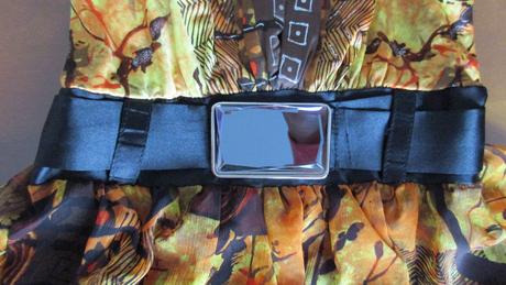 Šaty do krku zn. esperance, oranžovo- hnedé, m