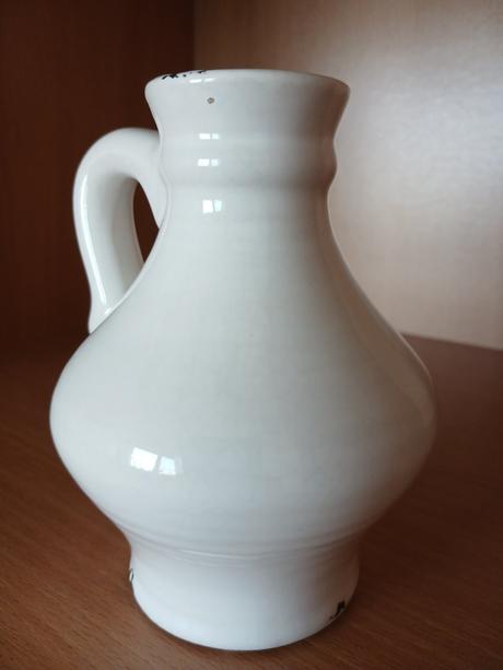 Keramický bucľatý vintage džbánik 13 cm, 