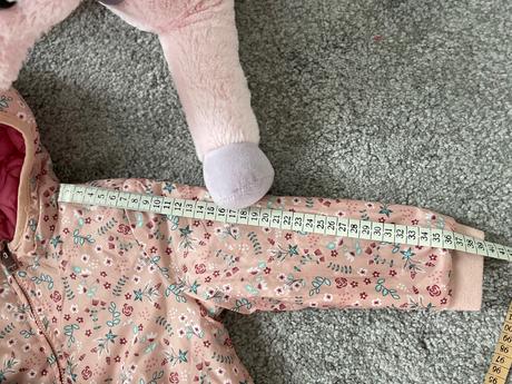 C&a bunda prechodná obojstranná 92 kvietky, c&a,92