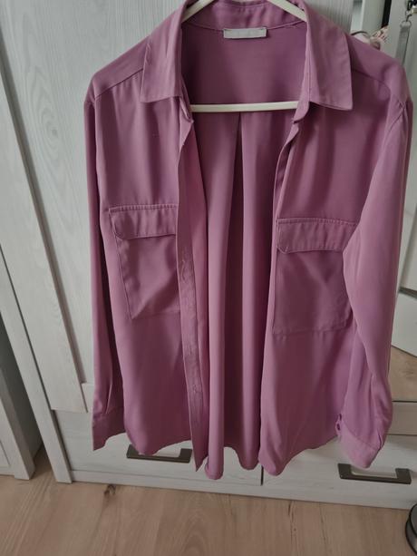 Bluzka staroruzova ale ziva pekna farba m,l, m