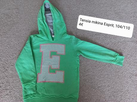 Pekna zelena mikinka esprit, 104/110, esprit,104