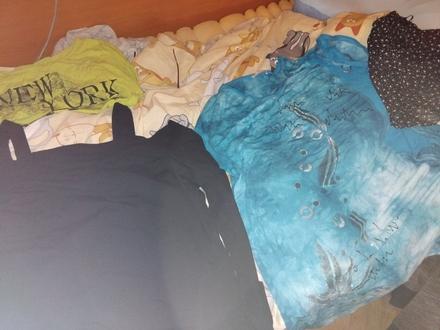 Balík 46/48/50 použité plus jedno tričko nové, 50