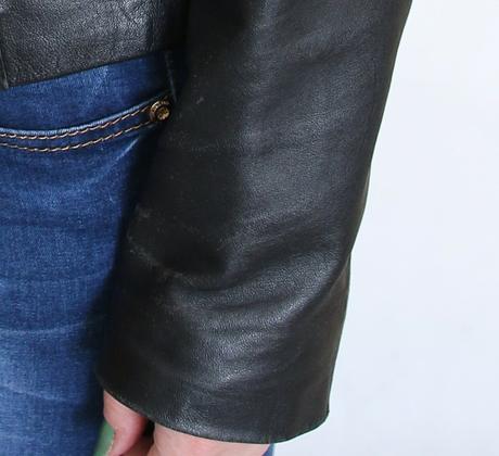 Kožená dámska bunda marks&spencer veľ.40, marks & spencer,l