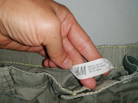 Šortky, h&m,116