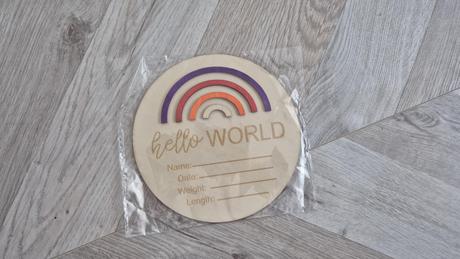 Uvítacia kartička pre bábätko, 