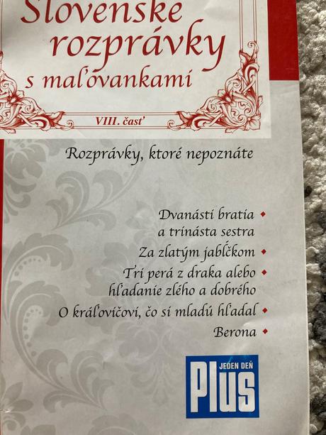 Rozprávky s maľovánkami dobšinský a čapek,