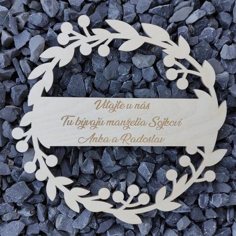 Menovka - venček na dvere,