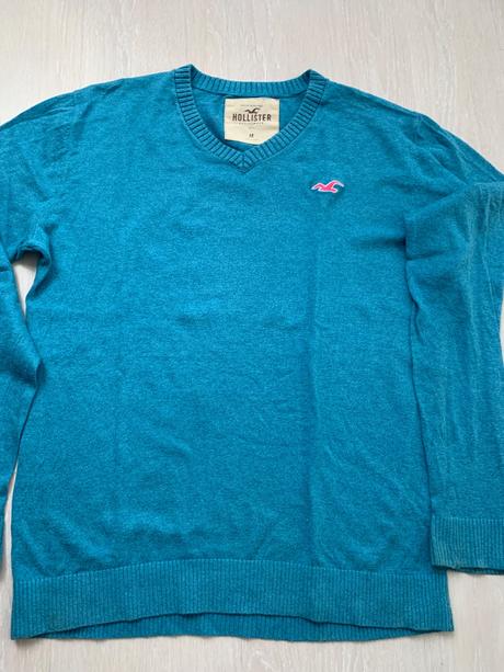 Pánsky tenší pulóver s v výstrihom, hollister,m