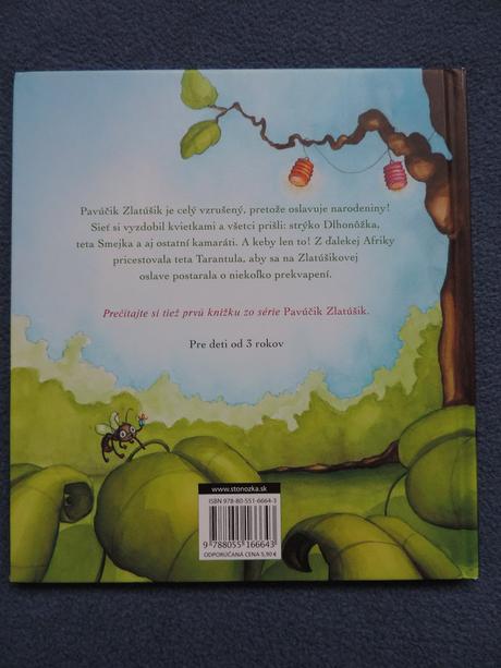 Knihy pavúčik zlatúšik, 4 ks, 