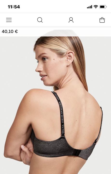 Tmavošeda victorias secret podrsenka, victoria's secret,85d