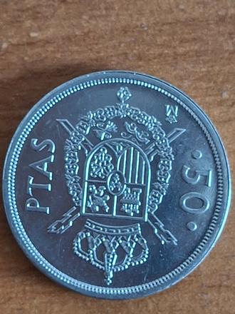 Minca 50 ptas španielsko,