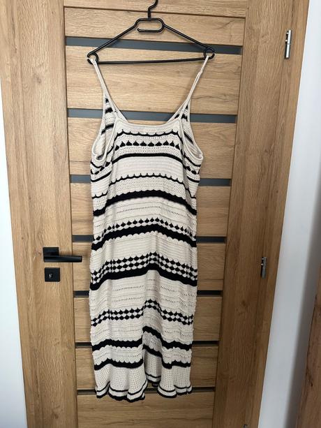 H&m pletené letné šaty, h&m,xxl