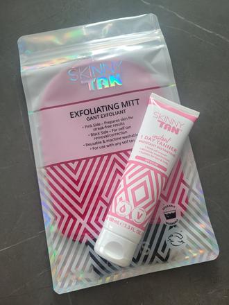 Samoopalovaci krém +rukavica na aplikáciu, 