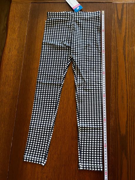 Legínky s kockami so šachovnicovým vzorom, kids,122 / 128