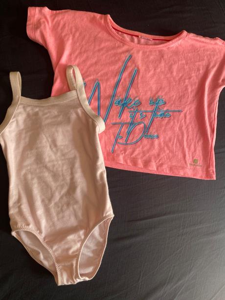 Dres na gymnastiku + tricko, domyos,116