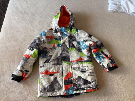 Oteplovačky + bunda 128, reserved,128