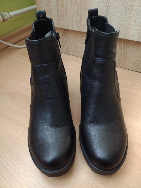 Čierne kotníkové topánky, graceland,40