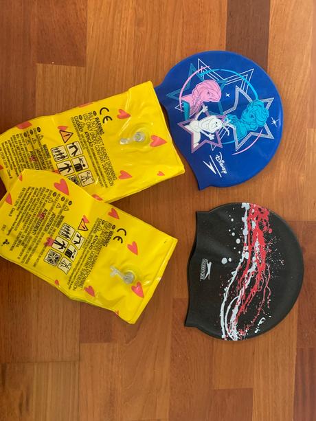 Rukavniky na plávanie + plávania čiapka, 