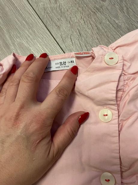 Zara ružové šaty od 1,5 roka, zara,92