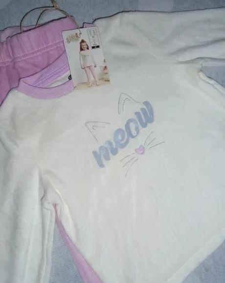 Velúrové pyžamo na 2 roky, 86 / 92 / 98