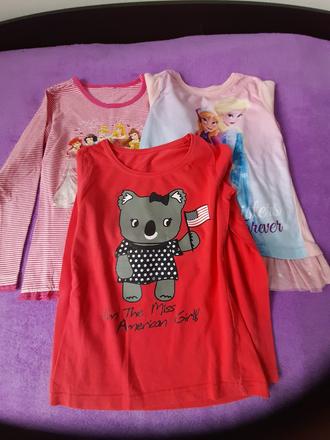 Detske tričko 3 kusy, 128