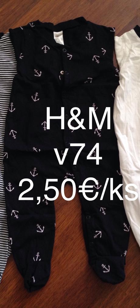 Pyžamový overal, h&m,74