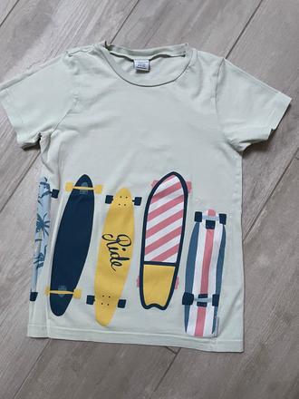 Skate tričko bio bavlna, 134