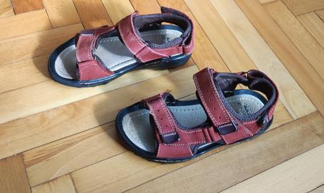 Detské kožené sandále, john garfield,32