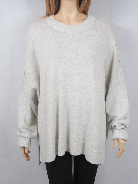 Sivý pulover h&m, h&m,xl