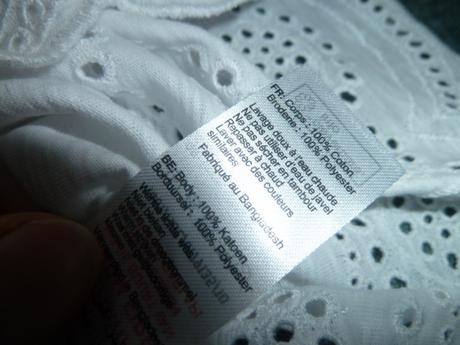 Tielko s vyšívaným spodkom, new look,40