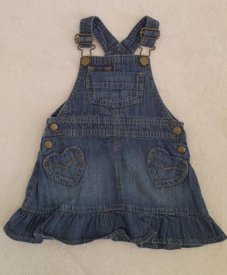 Riflová sukňa na traky, george,86