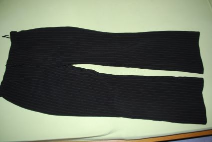 Čierne elegantné nohavice, 38