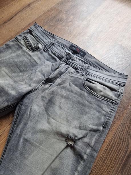 Pánské šedé rifle, l