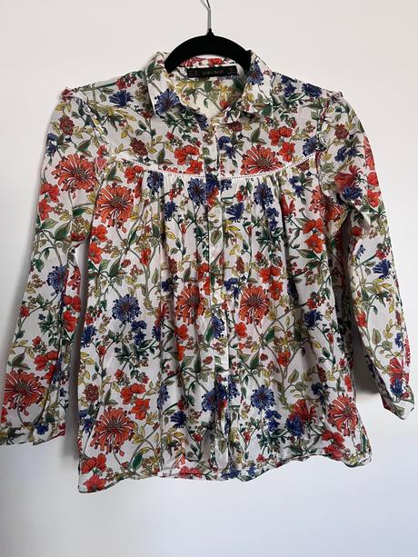 Košeľa kvetinová, zara,xs
