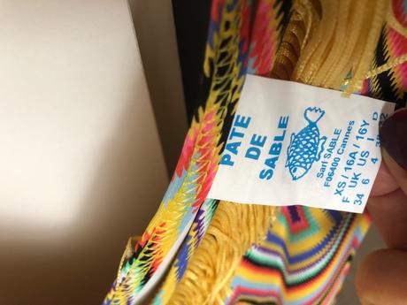 Plážové saty pate de sable, xs