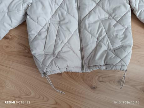 Prechodná prešívaná bunda, h&m,s